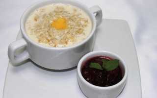 Рисово пшенная каша на молоке