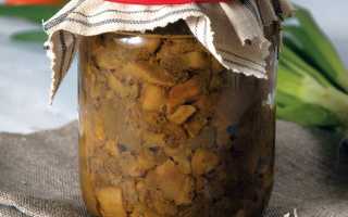 Салат с консервированными шампиньонами